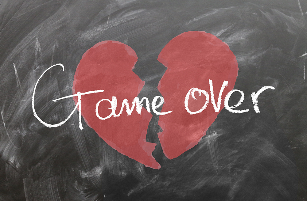 a-Life-of-Incongruence, image of heart graphic saying game over